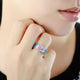Unique Colorful Butterfly Flower Ring - Freedom Look