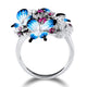 Real 925 Silver Butterfly Ring