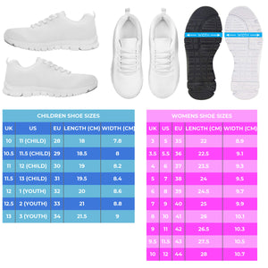 Blue Butterfly Sneakers, Butterflies Gift - Freedom Look