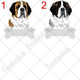 Personalized Saint Bernard Dog Mom Dad Mug, Best Dog Owner Gift