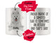 Personalized Samoyed Dog Mom Dad Mug, Funny Dog Owner Gift