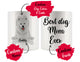 Personalized Samoyed Dog Mom Dad Mug, Best Dog Owner Gift