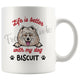 Personalized Samoyed Laika Dog Mom Dad Mug, Custom Dog's Name Gift
