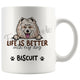 Personalized Samoyed Laika Dog Mom Dad Mug, Custom Dog's Name Gift