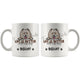 Personalized Samoyed Laika Dog Mom Dad Mug, Custom Dog's Name Gift