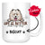 Personalized Samoyed Laika Dog Mom Dad Mug, Custom Dog's Name Gift