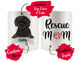 Personalized Schnoodle Dog Rescue Mom Dad Mug, Best Dog Owner Gift