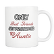 Only The Best Friends Get Promoted To Aunt Mug - Worlds Greatest Auntie - Great Gift For Your Best Friend, Who is Gonna Be Aunt (11 oz)