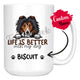 Personalized Shetland Sheepdog Dog Mom Dad Mug, Custom Dog's Name Gift