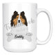 Personalized Shetland Sheepdog Dog Mom Dad Mug, Funny Dog Owner Gift