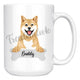 Personalized Shiba Inu Dog Mom Dad Mug, Funny Dog Owner Gift