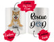 Personalized Shiba Inu Dog Rescue Mom Dad Mug, Best Dog Owner Gift