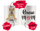 Personalized Shiba Inu Dog Rescue Mom Dad Mug, Best Dog Owner Gift