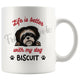 Personalized Shih Tzu Dog Mom Dad Mug, Custom Dog's Name Gift