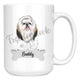 Personalized Shih Tzu Dog Mom Dad Mug, Funny Dog Owner Gift