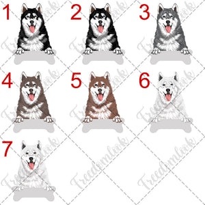 Personalized Siberian Husky Dog Mom Dad Mug, Funny Dog Owner Gift