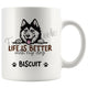 Personalized Siberian Husky Dog Mom Dad Mug, Custom Dog's Name Gift