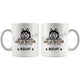 Personalized Siberian Husky Dog Mom Dad Mug, Custom Dog's Name Gift