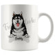 Personalized Siberian Husky Dog Mom Dad Mug, Funny Dog Owner Gift