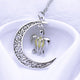 Silver Plated Chain Moon & Turtle Necklaces - Freedom Look