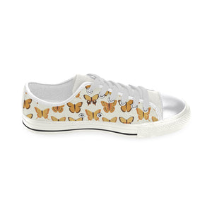 High & Low Top Canvas Women's Shoes - Monarch Butterfly Pattern - Freedom Look