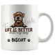 Personalized Soft Coated Wheaten Terrier Dog Mom Dad Mug, Custom Dog's Name Gift