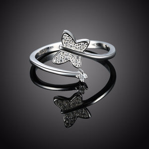 Butterfly Ring - 925 Sterling Silver - Freedom Look