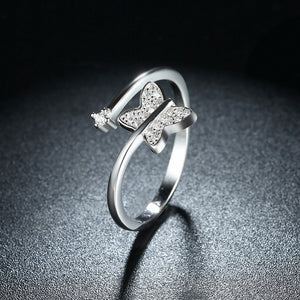 Butterfly Ring - 925 Sterling Silver - Freedom Look