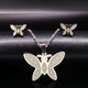 Butterfly Set - Necklace & Earrings - Freedom Look
