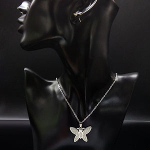 Butterfly Set - Necklace & Earrings - Freedom Look