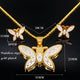 Butterfly Set - Necklace & Earrings - Freedom Look