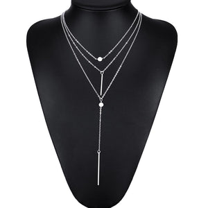 Modern 3 Multi Layer Necklace - Freedom Look