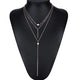Modern 3 Multi Layer Necklace - Freedom Look