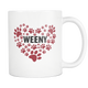 Weeny Dog Lovers - I Love Wiener Dog Dad Mom Mug - Great Gift For Weeny Owner