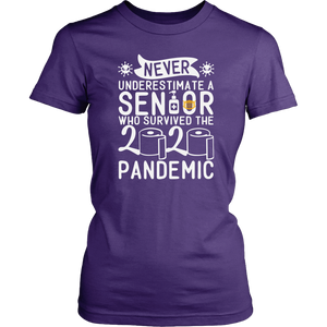 Senior Survived 2020 Pandemic Toilet Paper Unisex & Women T-Shirt