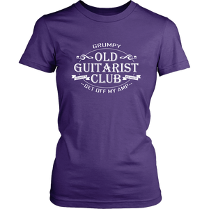 Grumpy Old Guitarist Club Member Concert Guitar Women & Unisex T-Shirt