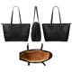 Infinity Large Leather Tote - Freedom Look