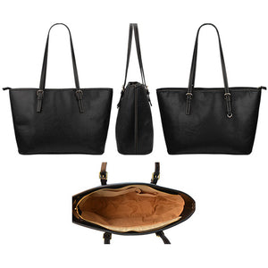 Golden Sea Turtle Large PU Leather Tote - Freedom Look