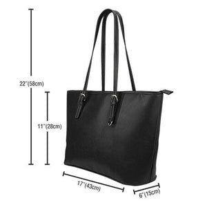 Infinity Large Leather Tote - Freedom Look