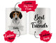 Personalized Treeing Walker Coonhound Dog Rescue Mom Dad Mug, Dog Owner Gift