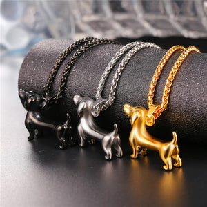 Lovely Dachshund Necklace - Freedom Look