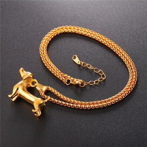Lovely Dachshund Necklace - Freedom Look