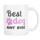 Best Dog Auntie Coffee Mug - Dog Aunt Mug - Greatest Auntie Ever - Great Gift For Aunt (11 oz) - Freedom Look