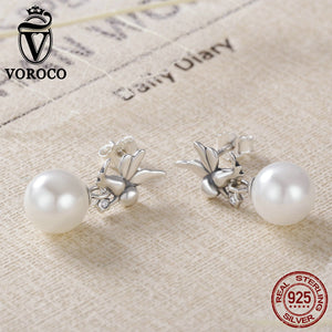 Lovely Angel Pearl Earrings for Woman in Style - Freedom Look