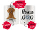 Personalized Vizsla Dog Rescue Mom Dad Mug, Best Dog Owner Gift