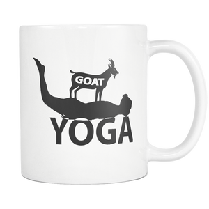 Goat Yoga Coffee Mug - Mugs-yoga Pose Mug - I Love Yoga Mug - I Like & Love Goats - Great Goat Gift For Goat Yoga Lovers (11 oz) - Freedom Look