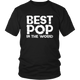 Best Pop In The World Thank You Poppy Men Granddaughter Grandson To Pop T-Shirt