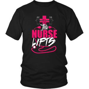 Nurse Weight Lifting Muscle Fitness Women Gym Training Women & Unisex T-Shirt