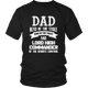 Funny Dad King Of Toilet Couch Commander Daddy Humorous Men T-Shirt