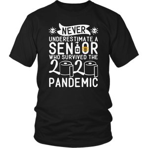 Senior Survived 2020 Pandemic Toilet Paper Unisex & Women T-Shirt